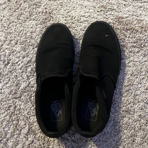 Black vans size 9.5 mens